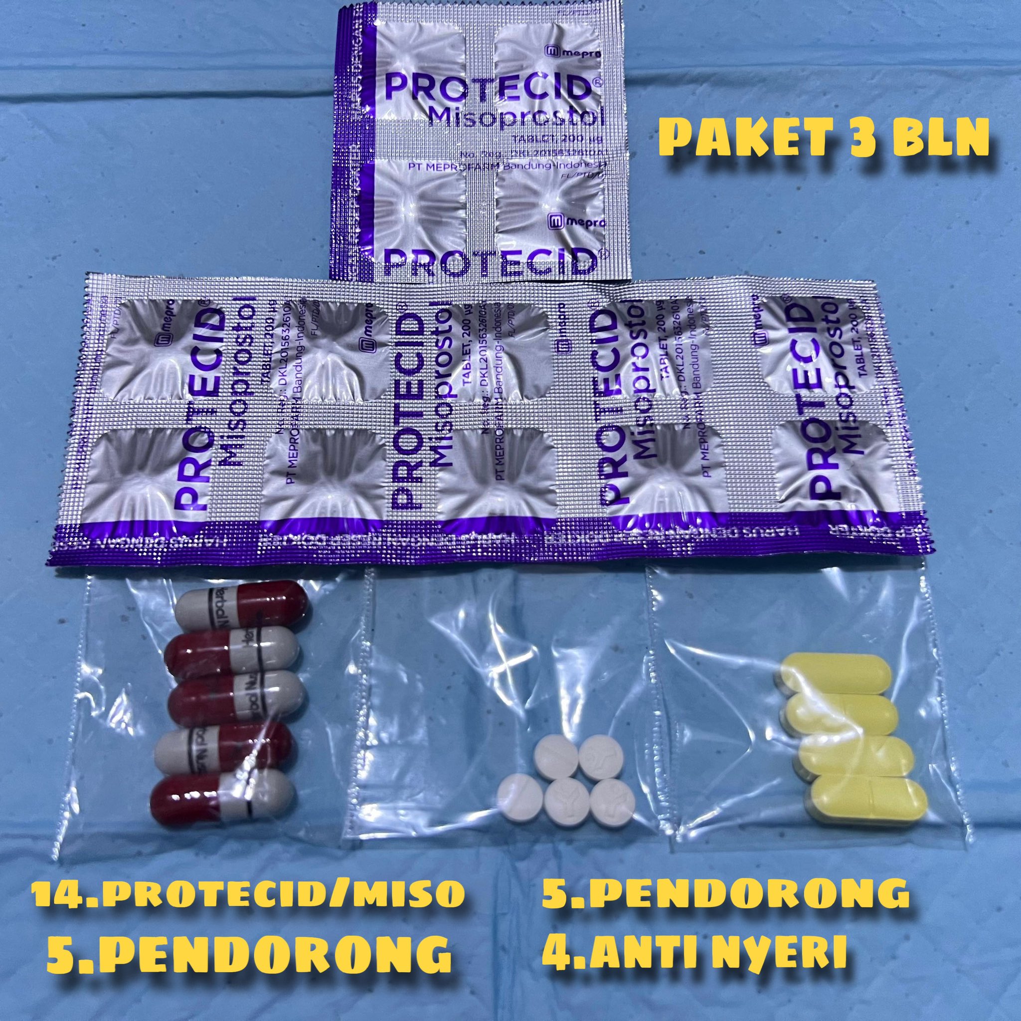 misoprostol protocid gastrul antibiotik , pembersih penambah darah extabion pendorong janin 20mcg paket 3 bulan