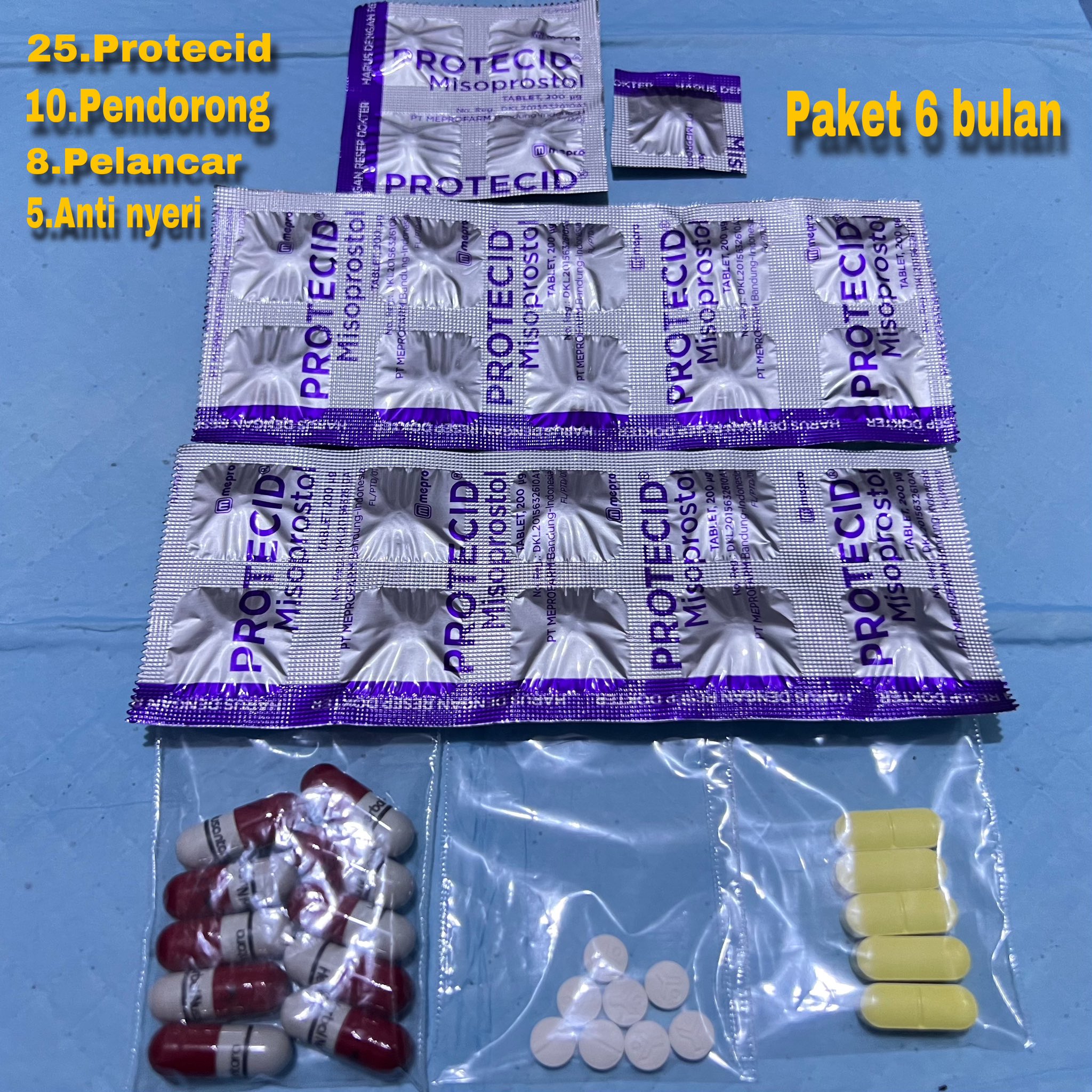 misoprostol protocid gastrul antibiotik , pembersih penambah darah extabion pendorong janin 20mcg paket 6 bulan