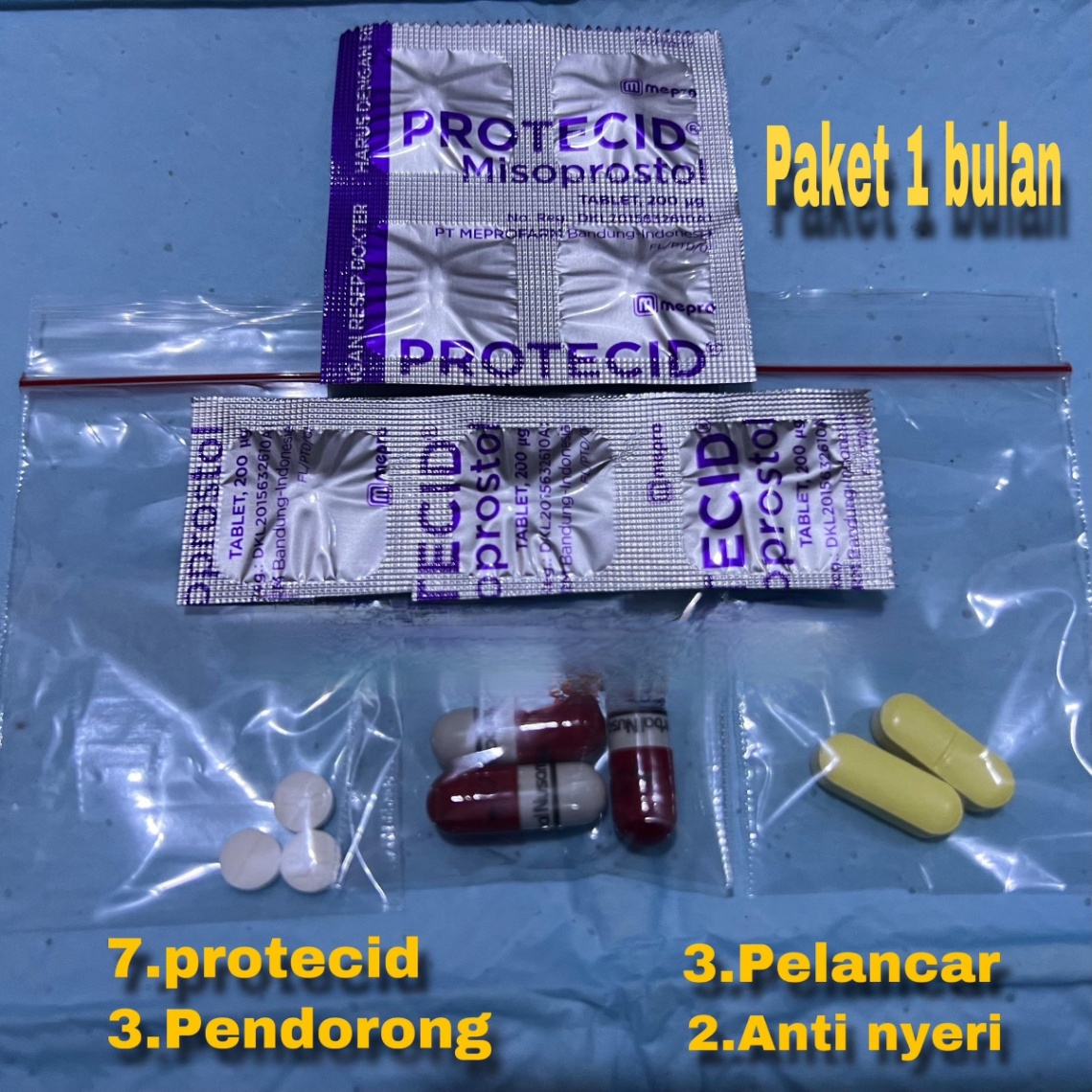 misoprostol protocid gastrul antibiotik , pembersih penambah darah extabion pendorong janin 20mcg paket 1 bulan